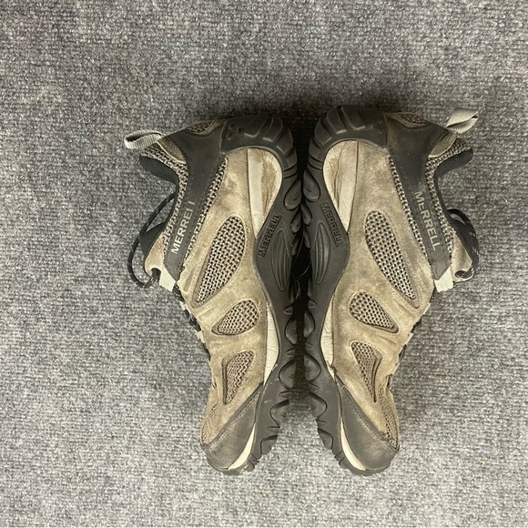 MERRELL Men’s Yokota Hiking Shoe Tan/Black size: 10.5 - Picture 3 of 13